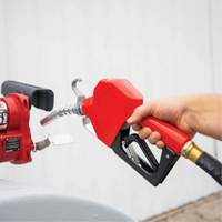 Pistolet de distribution automatique rouge pour essence Sidevic Inc.
