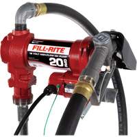12V DC Fuel Transfer Pump with Nozzle Sidevic Inc.