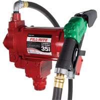 115/230V AC Fuel Transfer Pump with Nozzle Sidevic Inc.