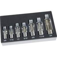 Jeu de douilles pour &eacute;crous &eacute;vas&eacute;s SAE avec plateau en mousse, 7 Morceaux, Prise de 3/8" Sidevic Inc.