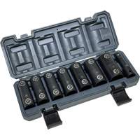 Jeu de douilles doubles hexagonales et h&eacute;licoidales avec coffret, 8 Morceaux, Prise de 1/2" Sidevic Inc.