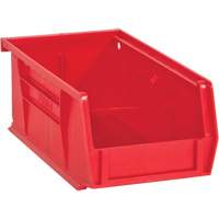 Hook-On Bins, 4" W x 3" H x 7" D, Red, 10 lbs. Capacity Sidevic Inc.