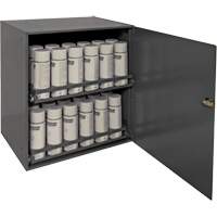 Armoire de rangement pour contenants a&eacute;rosol, Acier, 21-7/8" h x 15-15/16" la x 20-5/16" P, Gris Sidevic Inc.