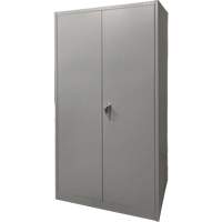 Armoire de rangement, Acier, 4 Tablettes, 78" h x 36" la x 24" P, Gris Sidevic Inc.