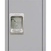 Lockers, 3 -tier, 12" x 18" x 86", Steel, Grey, Knocked Down Sidevic Inc.