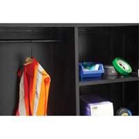 Armoire de rangement combin&eacute;e, 36" la x 18" p x 72" h, Noir Sidevic Inc.