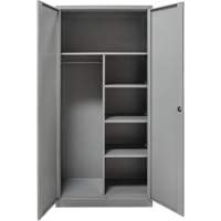 Armoire de rangement combin&eacute;e, 36" la x 18" p x 72" h, Gris Sidevic Inc.