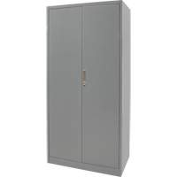 Armoires de rangement Hi-Boy, Acier, 4 Tablettes, 72" h x 36" la x 18" P, Gris Sidevic Inc.