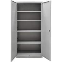 Armoires de rangement Hi-Boy, Acier, 4 Tablettes, 72" h x 36" la x 18" P, Gris Sidevic Inc.
