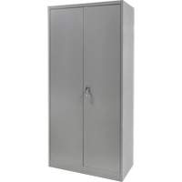 Armoire garde-robe, Acier, 36" la x 18" p x 72" h, Gris Sidevic Inc.