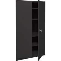 Storage Cabinet, Steel, 4 Shelves, 78" H x 36" W x 24" D, Black Sidevic Inc.