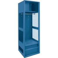 Casier pour &eacute;quipement, Acier, 24" la x 18" p x 72" h, Bleu fonc&eacute; Sidevic Inc.