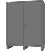 Armoire &agrave; portes encastr&eacute;es standards, Acier, 60" la x 24" p x 78" h, Gris Sidevic Inc.