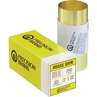Slotted Shim Assortments, 3" L x 0.001"- 0.125" Thickness, 3" W, Stainless Steel Sidevic Inc.