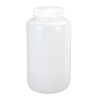 Wide-Mouth Bottles, Round, 1/2 gal., Plastic Sidevic Inc.