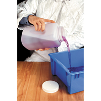 Bottles, Round, 128 fl. oz., Plastic Sidevic Inc.