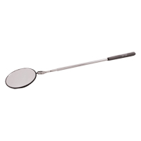 Inspection Mirror, Circular, 3-3/4" L x 3-3/4" W, Telescopic Sidevic Inc.