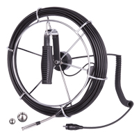 T&ecirc;te de cam&eacute;ra sur enrouleur de c&acirc;ble Sidevic Inc.