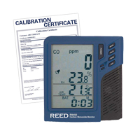 Carbon Monoxide Monitor with Temperature & Humidity with Calibration Certificate Sidevic Inc.