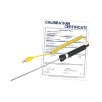Sonde thermocouple &agrave; pointe d'aiguille avec certificat de calibration, 600 °C (1112°F) Temp. max. Sidevic Inc.