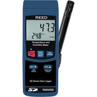 Data Logging Thermo-Hygrometer, 5% - 95% RH, 32° - 122° F ( 0° - 50°C ) Sidevic Inc.