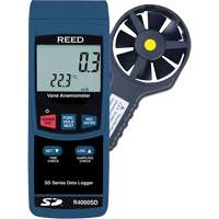 Thermo-Anemometer, Data Logging, 0.4 - 30 m/sec Air Velocity Range Sidevic Inc.