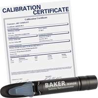 R&eacute;fractom&egrave;tre avec certificat ISO, Analogue (verre-regard)-Num&eacute;rique, Salinit&eacute; Sidevic Inc.
