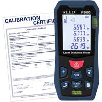 Laser Distance Meter with Calibration Certificate, 0' - 164' (0 m - 50 m) Range, Digital (Electronic) Sidevic Inc.