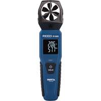 Bluetooth Smart Series Vane Anemometer, Data Logging, 0.6 - 25 m/sec/118 - 4921 ft./min/2.1 - 90 Km/hr/1.3 - 55.9 Mph Air Velocity Range Sidevic Inc.