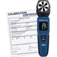 Bluetooth Smart Series Vane Anemometer with Calibration Certificate, Data Logging, 0.6 - 25 m/sec/118 - 4921 ft./min/2.1 - 90 Km/hr/1.3 - 55.9 Mph Air Velocity Range Sidevic Inc.