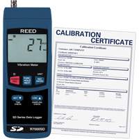 Data Logging Vibration Meter with Calibration Certificate, 10% - 85% RH, 32°- 122° F ( 0° - 50° C ) Sidevic Inc.