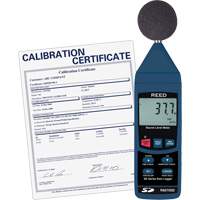 Ensemble sonom&egrave;tre &agrave; enregistrement de donn&eacute;es avec certificat de calibration Sidevic Inc.