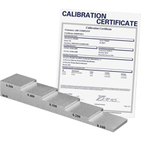 Bloc d'&eacute;talonnage de 5 &eacute;paisseurs avec certificat de calibration Sidevic Inc.