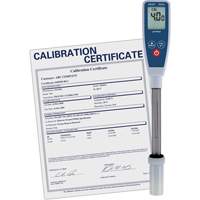 Long Stem pH Meter with Traceable Certificate Sidevic Inc.