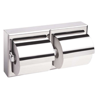 Two-Roll Toilet Paper Dispenser with Hoods, Multiple Roll Capacity Sidevic Inc.