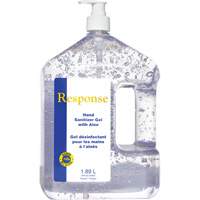 Gel d&eacute;sinfectant pour les mains &agrave; l'alo&egrave;s Response, 1890 ml, Bouteille &agrave; pompe, 70 % alcool Sidevic Inc.