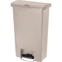 Slim Jim&reg; Waste Container, Resin, 13 US gal. Capacity Sidevic Inc.