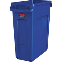 Slim Jim&reg; Vented Containers, Deskside, Polyethylene, 16 US gal. Sidevic Inc.