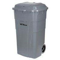 Bac d'ordures roulant, Poly&eacute;thyl&egrave;ne, 65 gal. US Sidevic Inc.