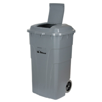 Bac d'ordures roulant, Poly&eacute;thyl&egrave;ne, 65 gal. US Sidevic Inc.