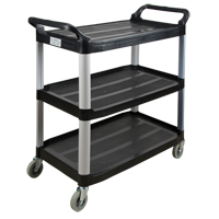Utility Cart, 3 Tiers, 19-3/4" x 37-1/2" x 40-1/4", 250 lbs. Capacity Sidevic Inc.