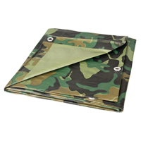 Tarp, Heavy-Duty, Camouflage, 6' x 8' x 6 mils Sidevic Inc.