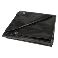 Tarp, Light Industrial Duty, Black, 6' x 8' x 8 mils Sidevic Inc.
