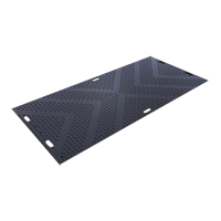 LibertyMat&reg; Medium-Duty Ground Protection, 4' x 8', High Density Polyethylene, Textured, Black Sidevic Inc.