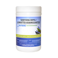 Lingettes d&eacute;sinfectantes pour les surfaces en contact avec les aliments, 6" x 10", 100 lingettes Sidevic Inc.