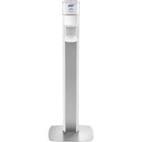 Messenger ES6 Silver Panel Floor Stand with Dispenser Sidevic Inc.