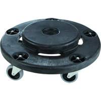 Socle roulant silencieux Brute, Poly&eacute;thyl&egrave;ne, Noir, Convient aux contenants 26-1/2" dia. Sidevic Inc.