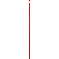 Ultra Hygiene Handle, Broom/Scraper/Squeegee, Red, Ergonomic, 59" L Sidevic Inc.