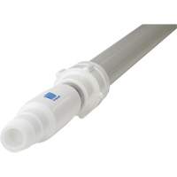 Handle, Broom/Scraper/Squeegee, White, Telescopic, 62" - 113" L Sidevic Inc.