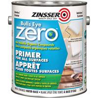 Appr&ecirc;t &agrave; faible teneur en COV Bulls Eye Zero, 3,78 L, Gallon, Blanc teintable Sidevic Inc.